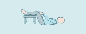 Pelvic floor stretch (pnf d2) exercise